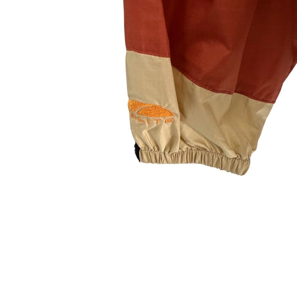 GoLite Womens Red & Beige Colorblock Hooded Jacket M Lightweight Windbreaker - Picture 7 of 15